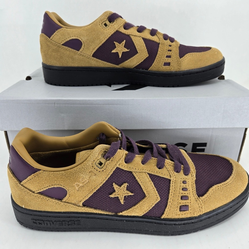 Converse AS-1 Pro Ox Wood Thrush Dark Wine Skate Shoes NIB A08502C Men's 8.5